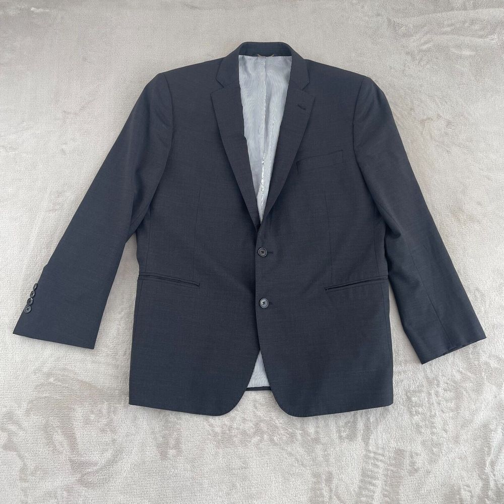 Brooks Brothers Sport Coat Blazer Jacket Men 45R Grey Explorer Regent Fit Wool